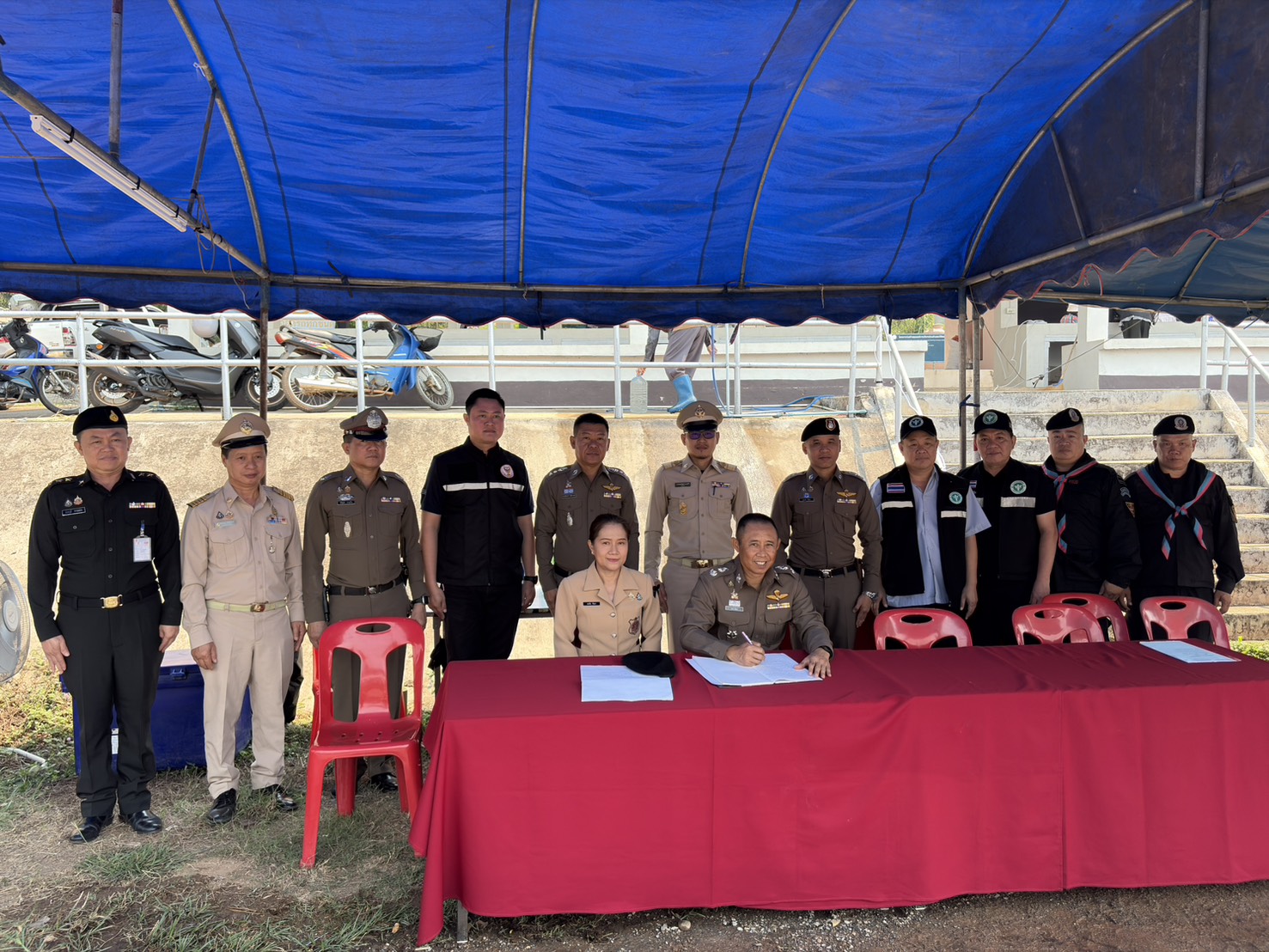 อบจ.น่าน ร่วมติดตามตรวจเยี่ยมจุดตรวจบูรณาการห้วงเทศกาลสงกรานต์ 2569